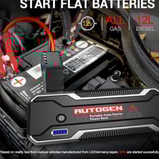 AUTOGEN Battery Jump Starter 4500A Car Jumper Starter Portable 27000mAh(All Gas