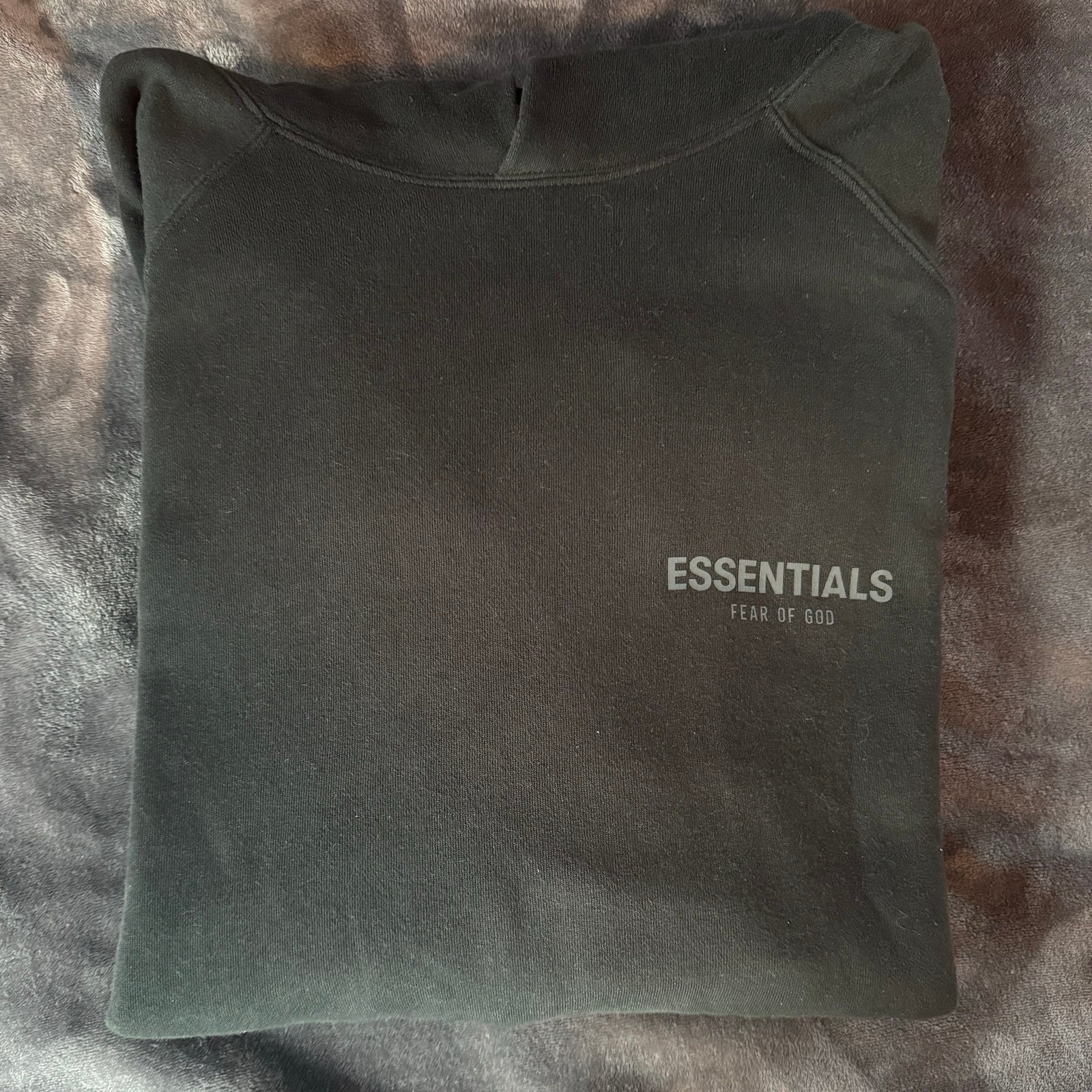 Essentials Black Hoodie Womens XL