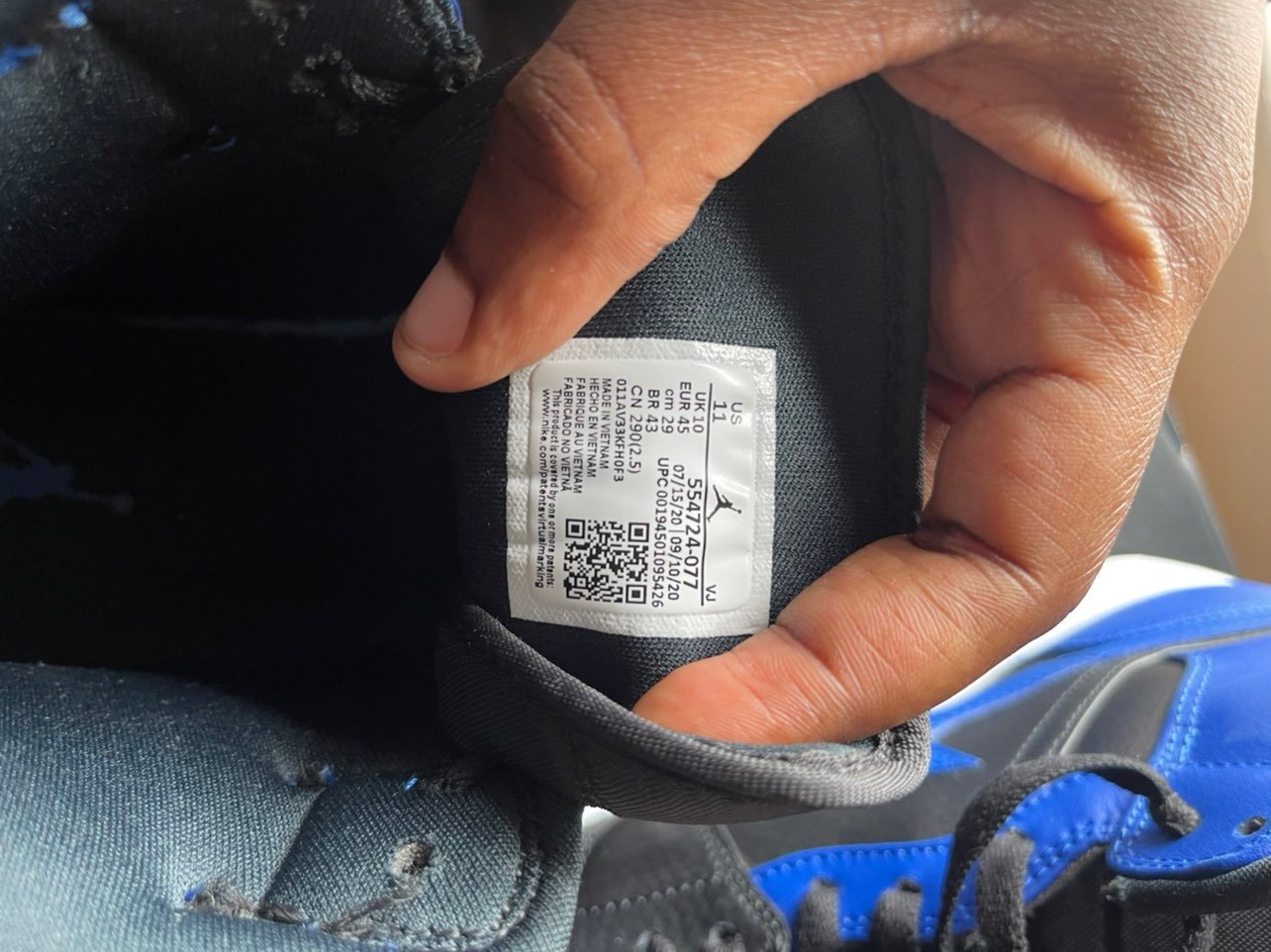 Jordan 1 royal