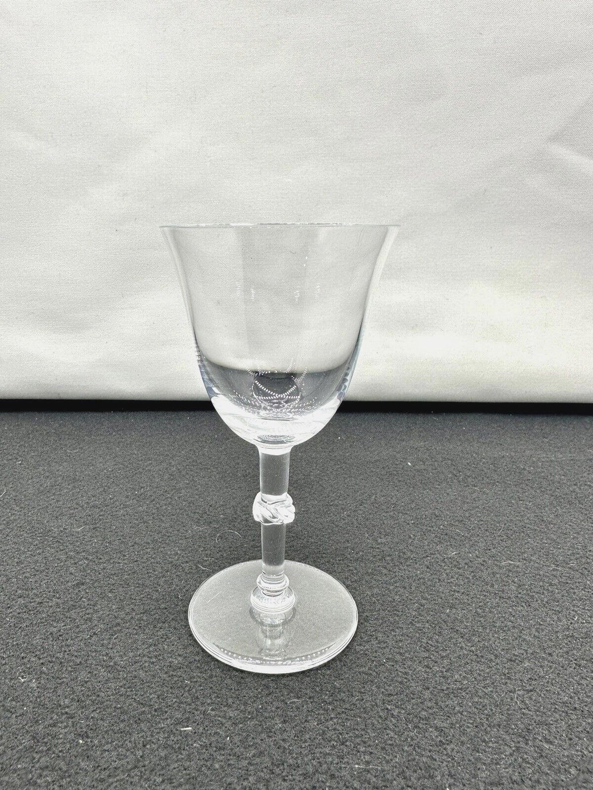 Lalique Crystal Beaugency 5 3/8" Claret Wine Glass