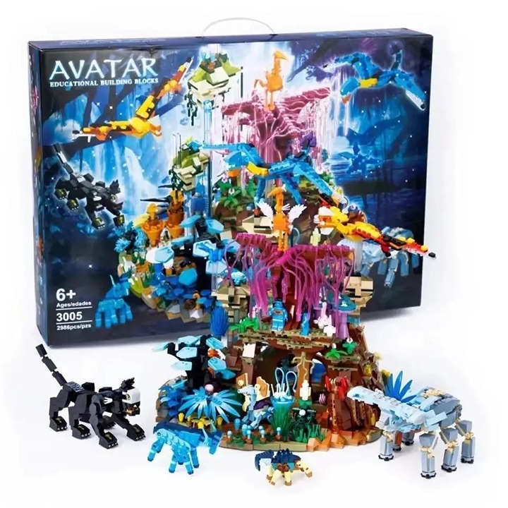 Avatar- World Of Pandora, compatible blocks, Huge 2986 Pcs, Sealed Box