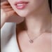 14K White Gold 2ct Solitaire Diamond Necklace Womens 14 Karat Silver Jewelry ct