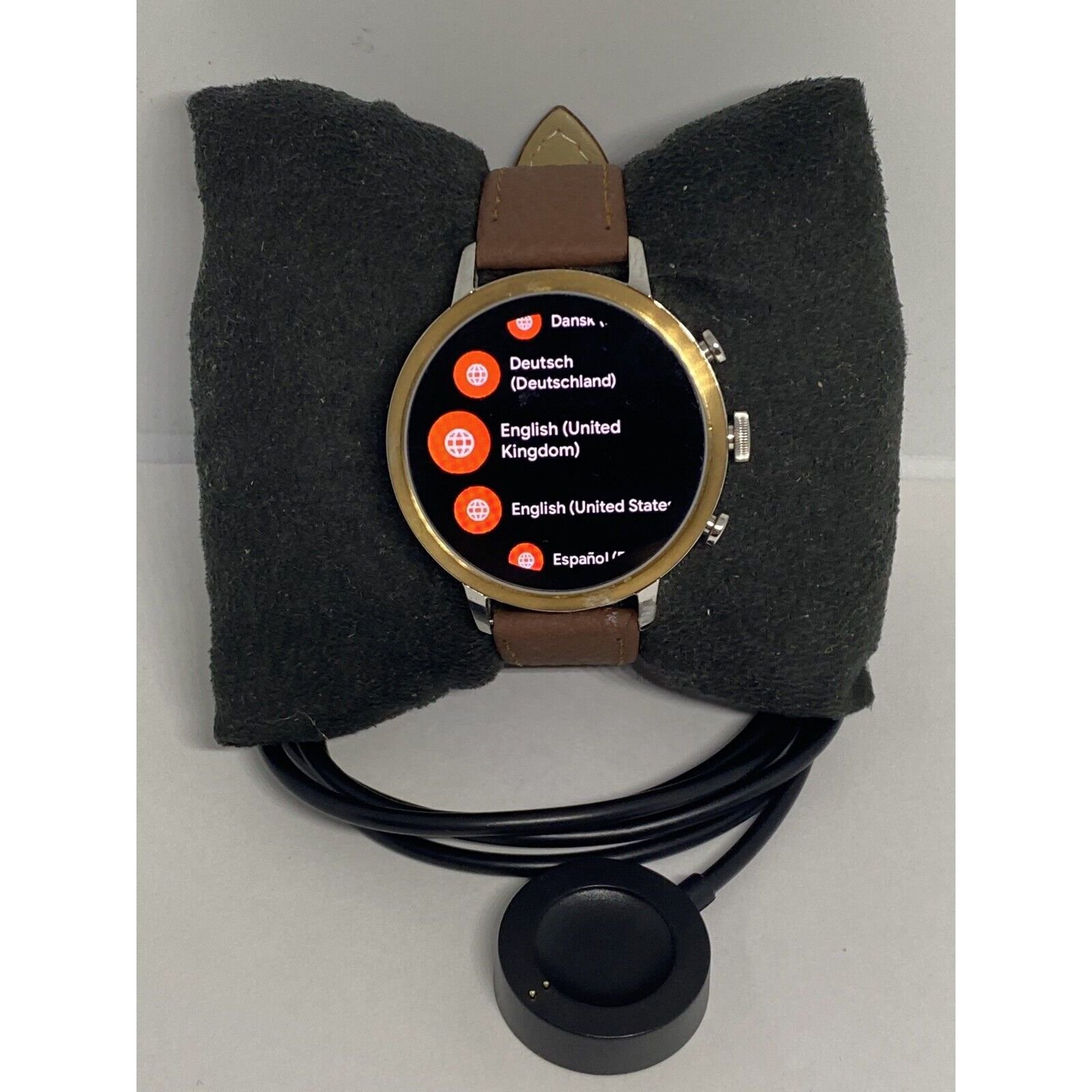 Fossil Gen 4 Authentic Digital Dial Smart Watch Custom Band FTW6016 AB507