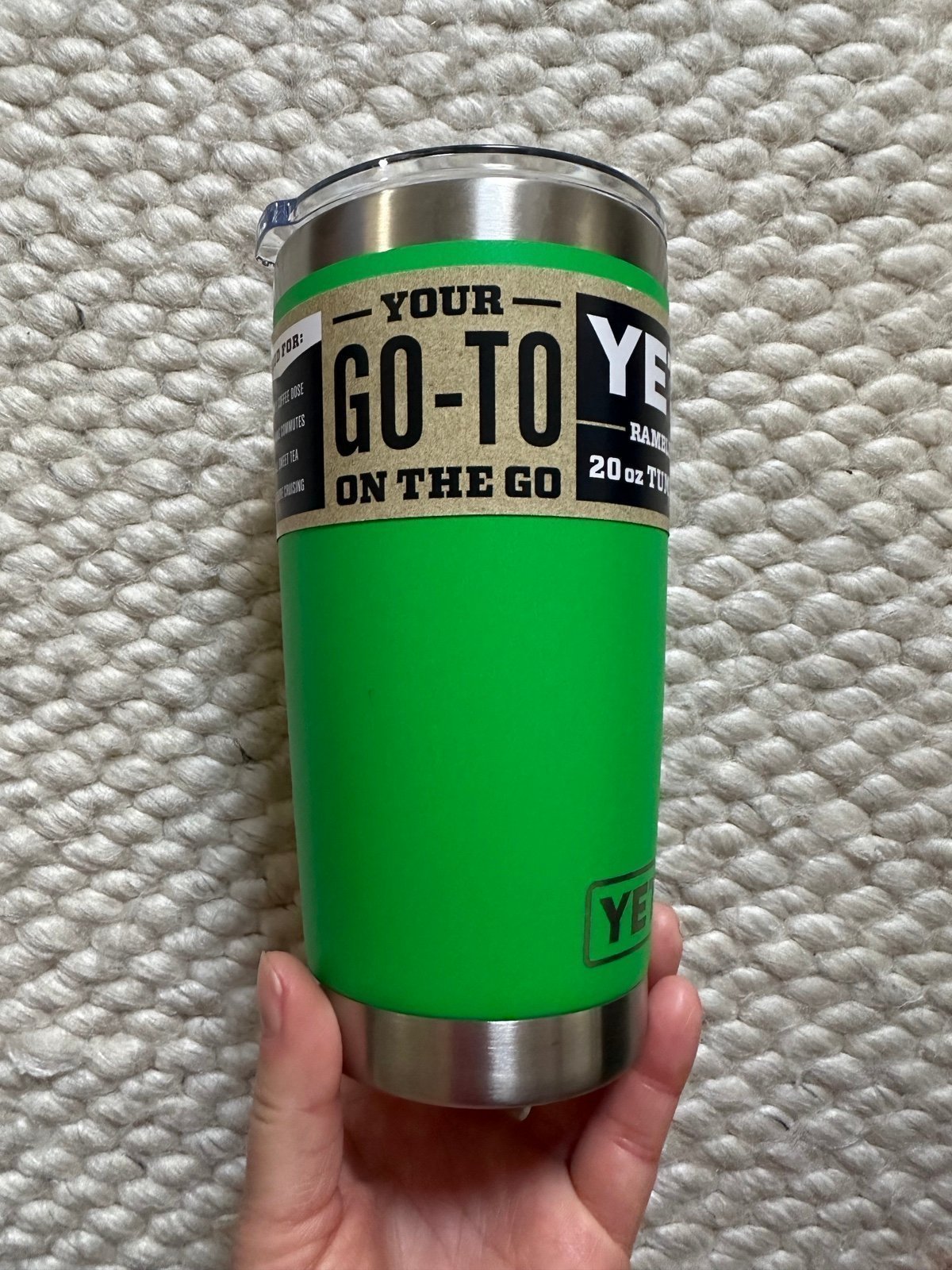 New YETI 20 oz VERDE Rambler Tumbler Cup St Patrick’s LIMITED EDITION