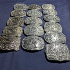 Hesston National finals Rodeo Belt buckles