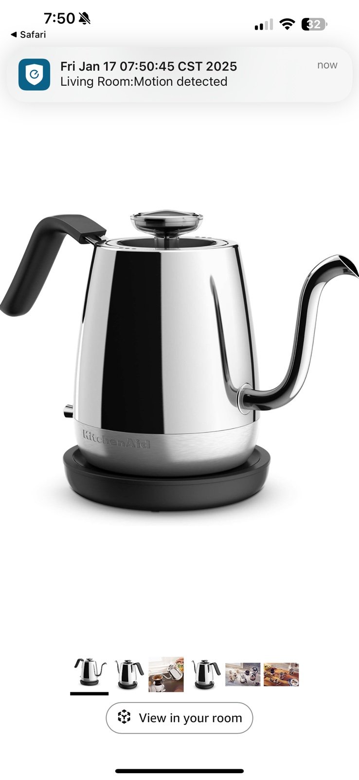 Kitchenaid kettle