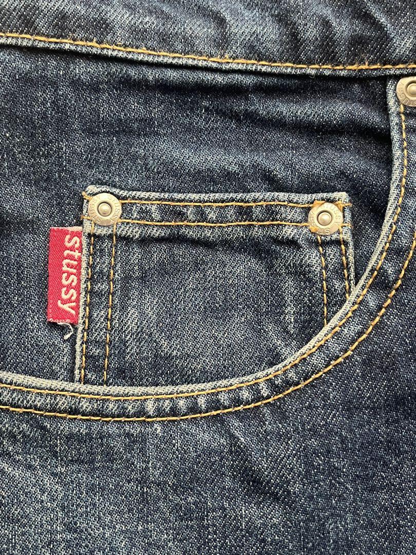90s OLD STUSSY Denim Pants Made in USA