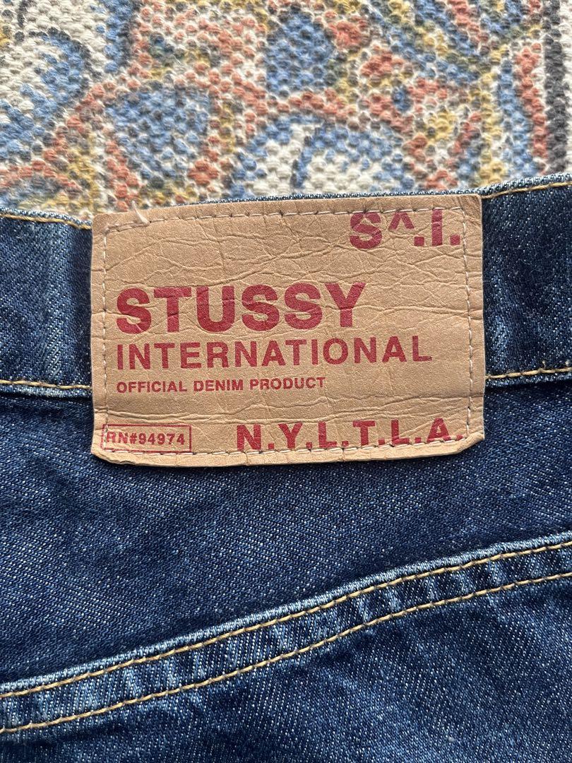 90s OLD STUSSY Denim Pants Made in USA