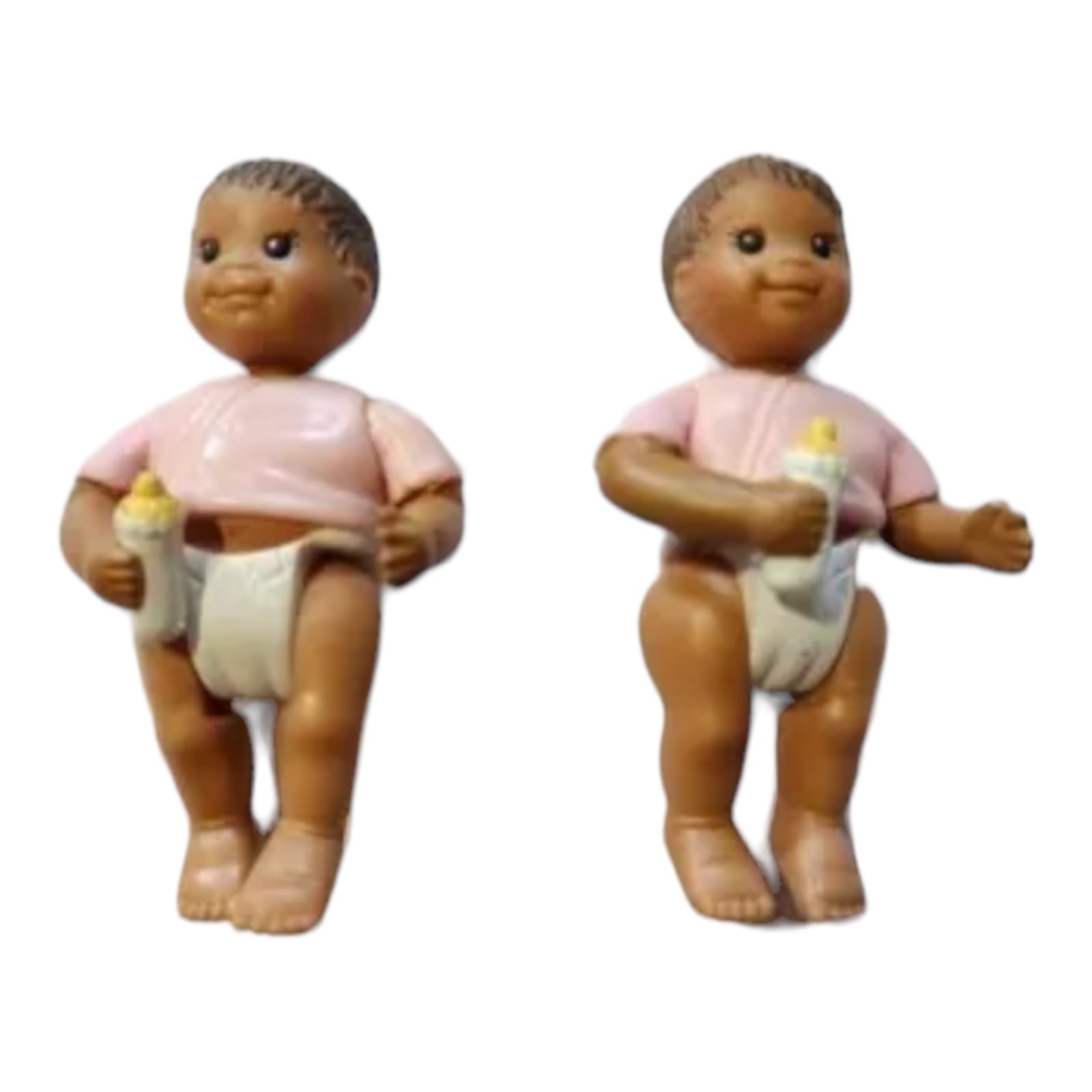 Fisher price twin African American rare twin girls set! Pink