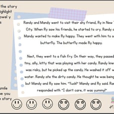 Mrs. Lexi Kelley Tutoring Steps for Successful Reading Stories Step 1 Packet