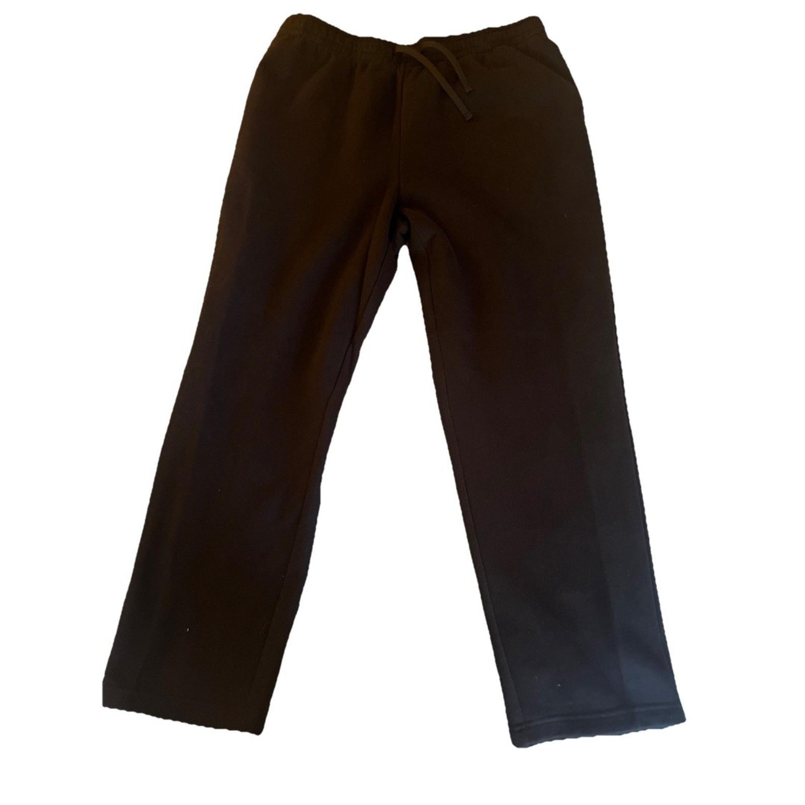 Kohl's Tek Gear Ultrasoft Fleece Sweatpants Men’s XL Black Straight Leg NWT