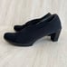 Naot Lucente Womens Size 38 US 7 Black Slip On Fabric Stretch Pumps Heels Shoes