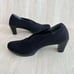 Naot Lucente Womens Size 38 US 7 Black Slip On Fabric Stretch Pumps Heels Shoes