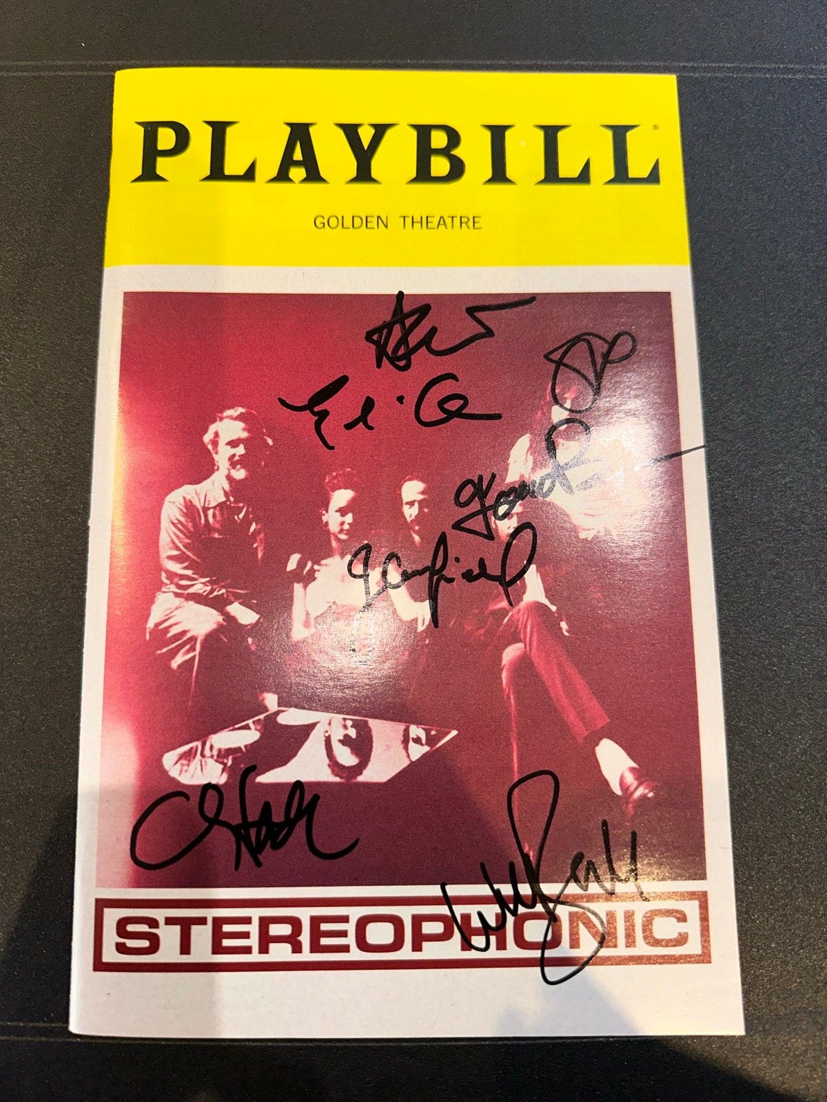 Stereophonic Original Cast Signed Playbill