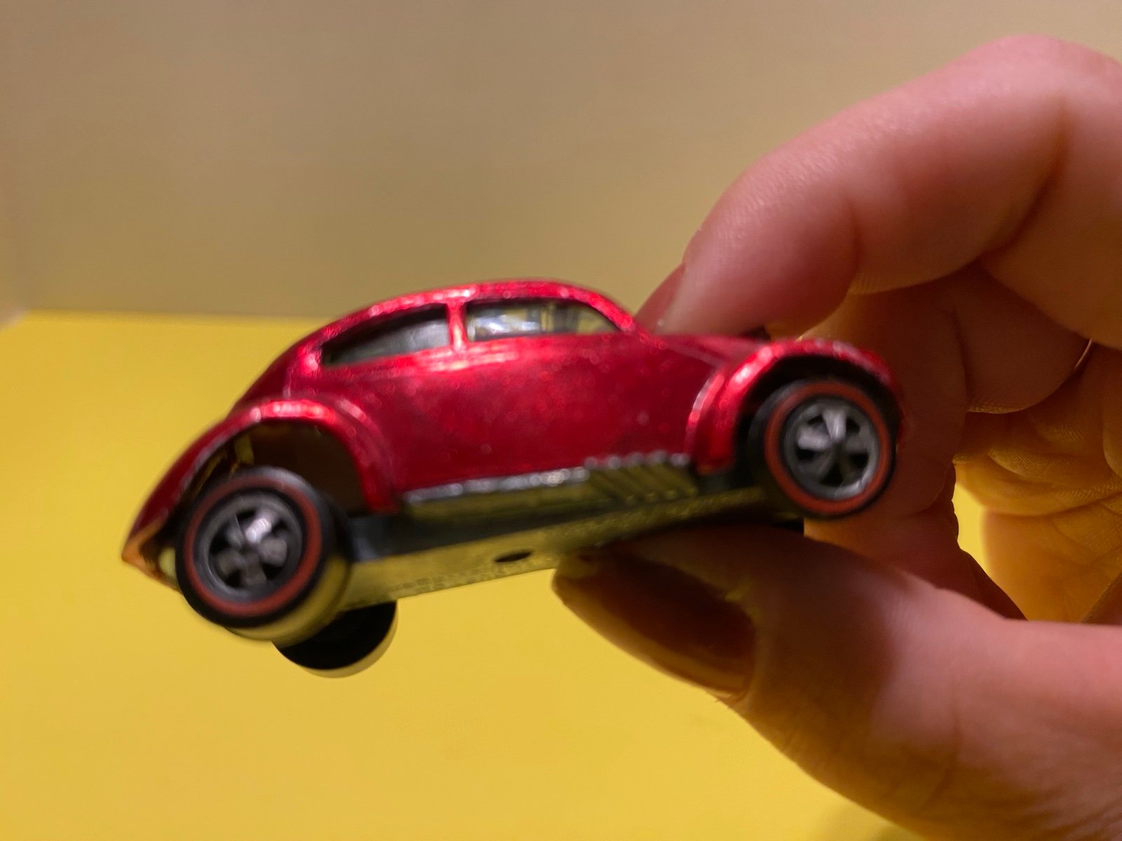Hot Wheels Redline Rose Pink VW Bug Near Perfect Condition