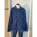 Wrangler Rugged Wear Denim Jacket Men's 2XL Buffalo Plaid Flannel Lined Trucker