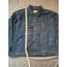 Wrangler Rugged Wear Denim Jacket Men's 2XL Buffalo Plaid Flannel Lined Trucker