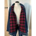 Wrangler Rugged Wear Denim Jacket Men's 2XL Buffalo Plaid Flannel Lined Trucker