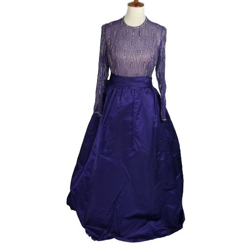 Victoria Royal beaded silk ball gown 12