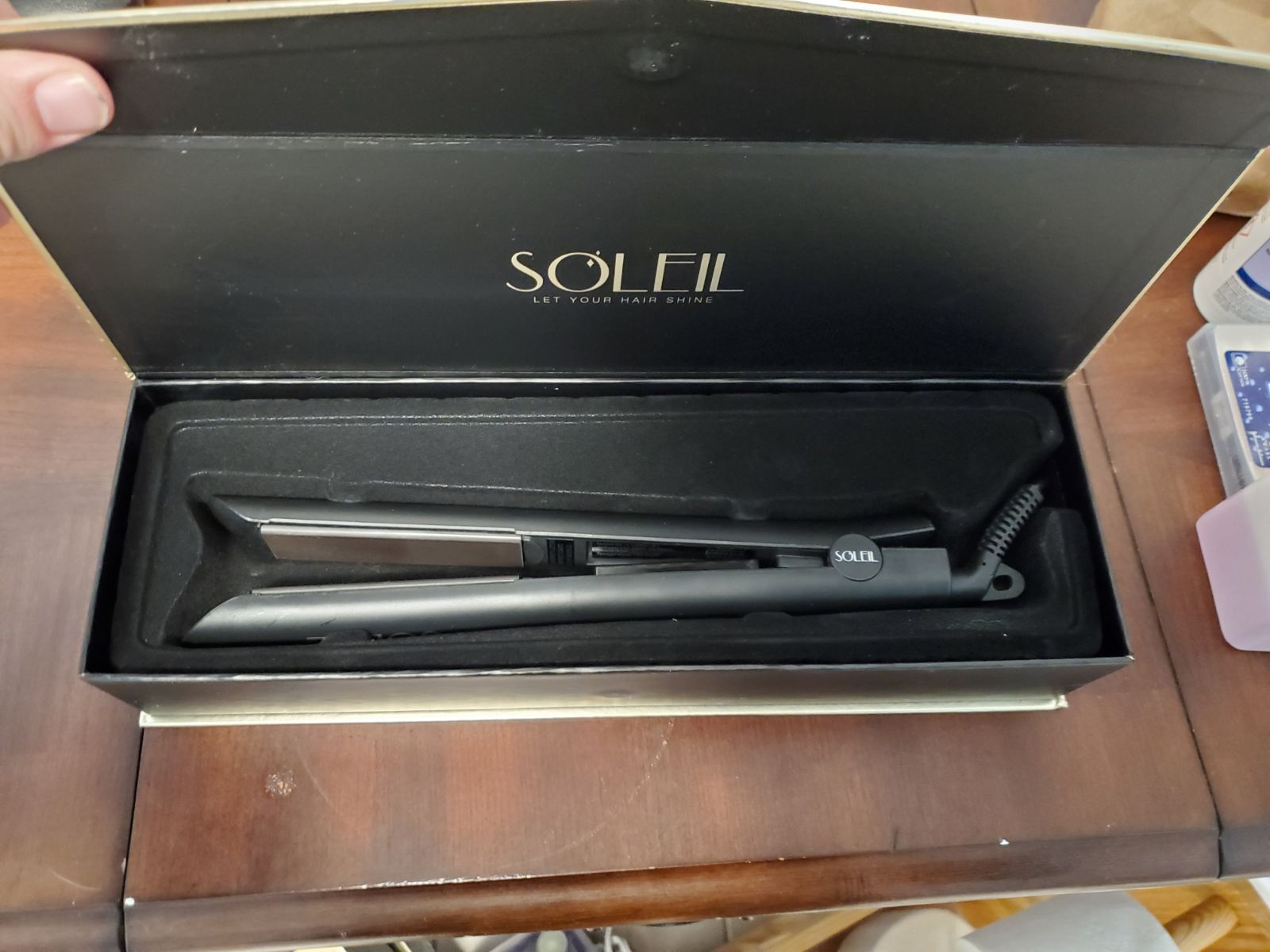 how to use soleil flat iron