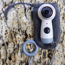 Samsung gear 360 4k camera rarely used