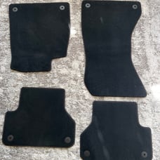 For Audi A4 Exclusive Carpet Car Mats 4pc - B9 2017–2023 OEM Quality- Velour- S4