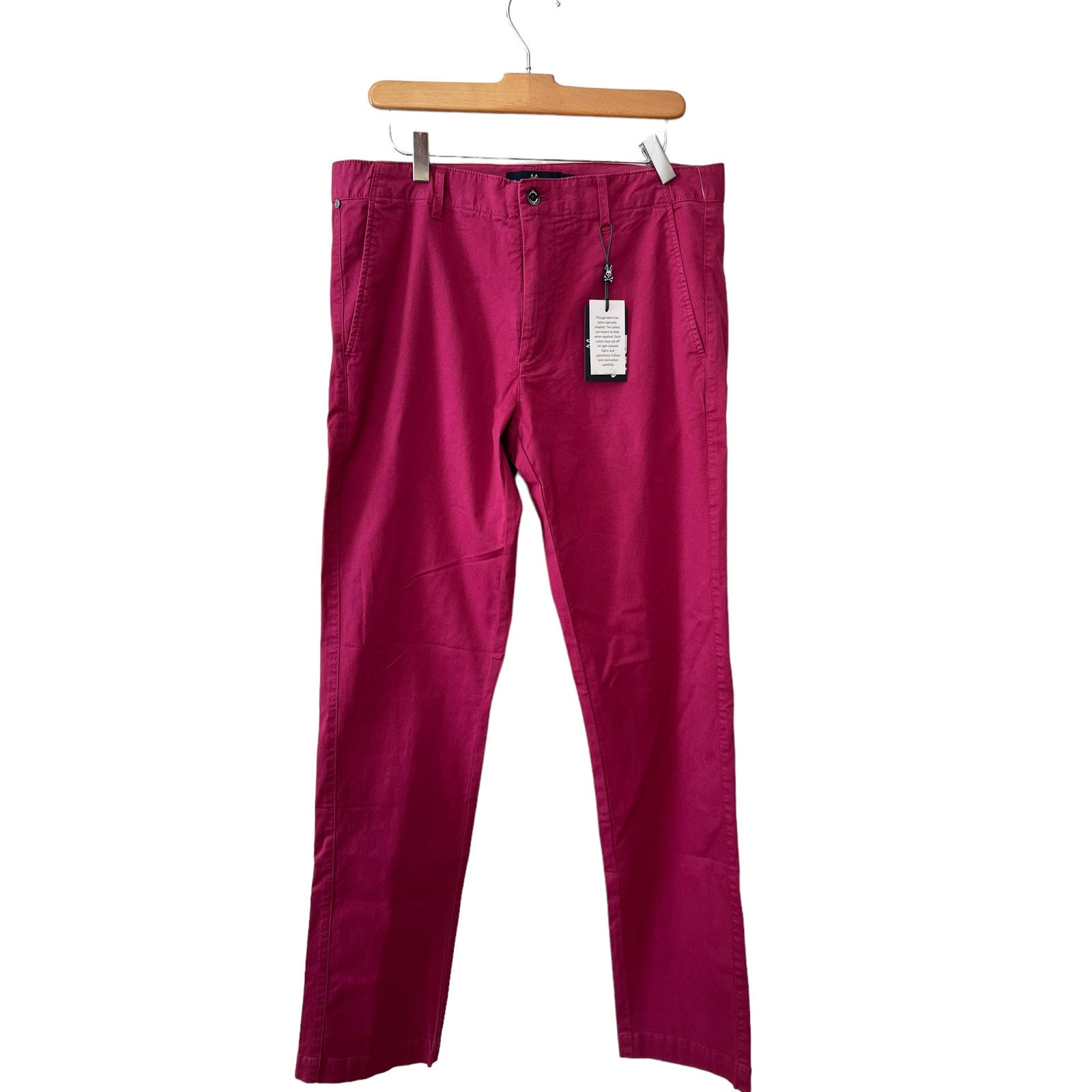 Psycho Bunny Wills Chino Pants Cranberry 33