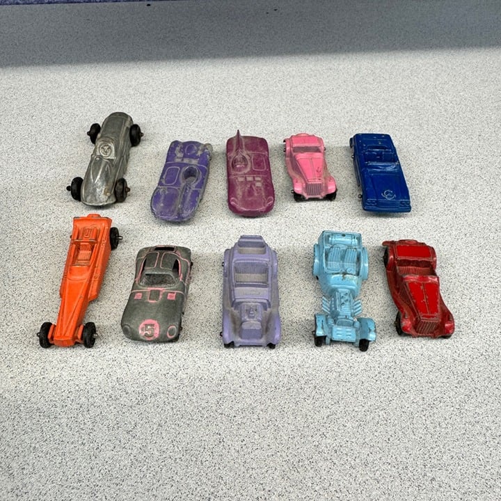 Vintage Mini Tootsie Toys Diecast Cars Lot of 10 Cars Muscle Cars Sports Cars