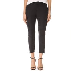 L’agence Silk Cargo Cropped Ankle Zip Pants, Size 6