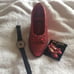 Fossil wizard of oz watch and ruby slipp