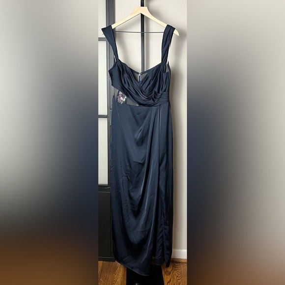 Marchesa Notte Navy Dress Size 14