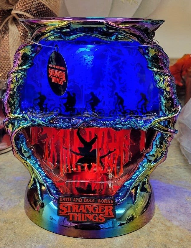 stranger things Bbw 3 wick candle holder