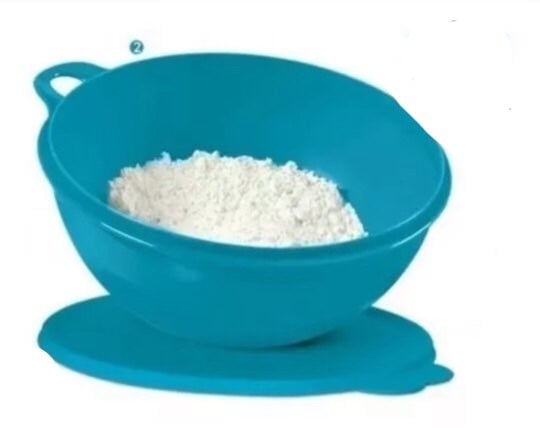 Vintage Tupperware Fix-N-Mix Bowl 7.8 Liter Blue