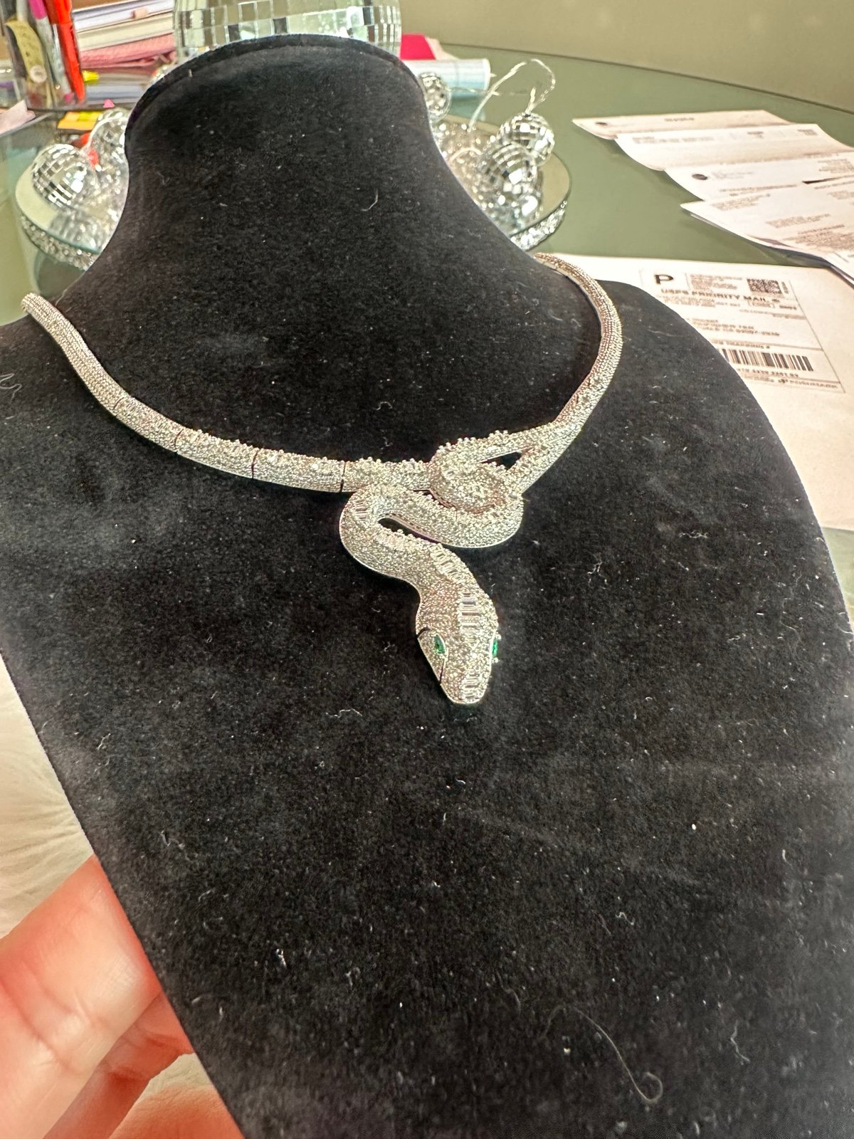 NWT Gorgeous Snake Necklace