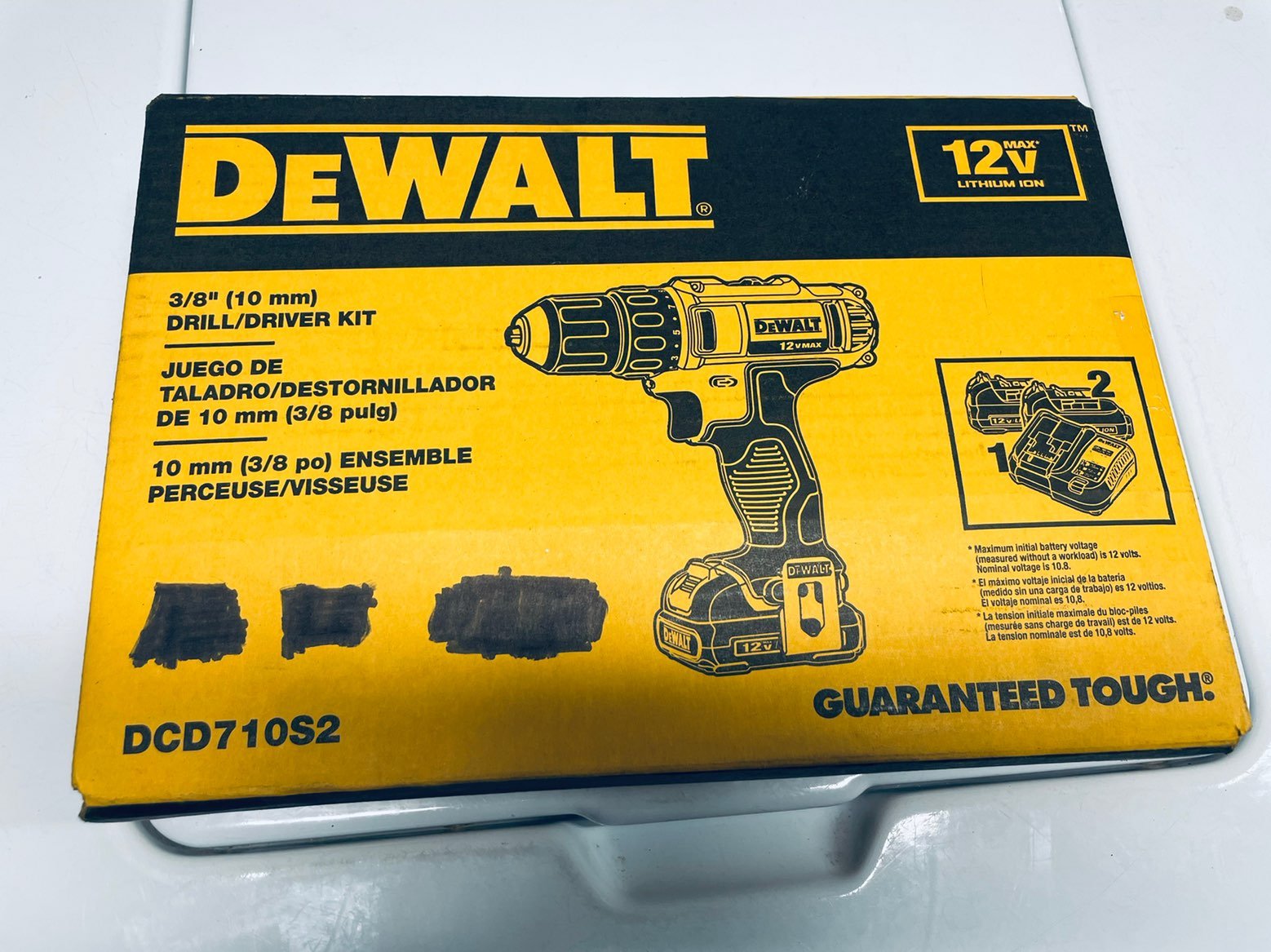 Cordless Compact Drill/Driver Kit 3/8 in. Dcd710S2