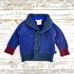 Little Marc Jacobs Cotton Shawl Blue Cardigan Sweater Infant Boys Size 6M