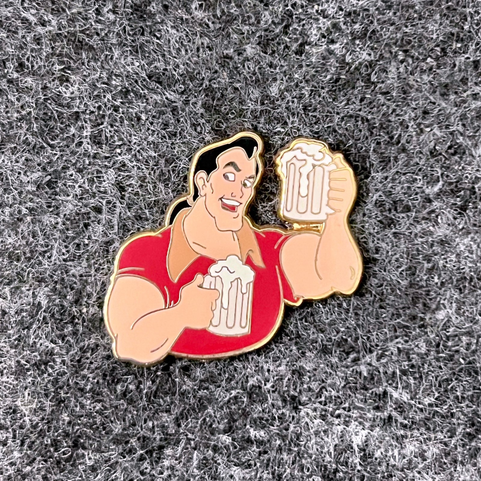 Disney Gaston Beauty and the Beast Pin Trader Delight PTD LE Pin