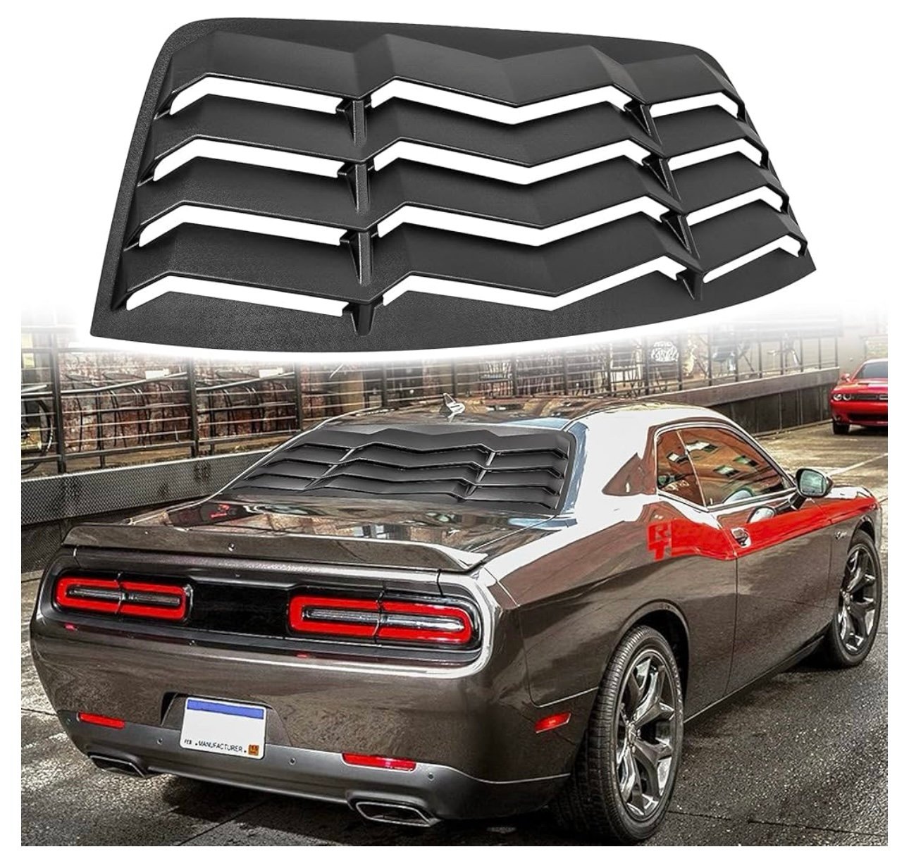 2008 - 2023 Dodge Challenger Rear & Side Louver