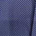 Peter Millar Men’s Shirt Blue Quiet Luxury Professional Cotton Small Print Large