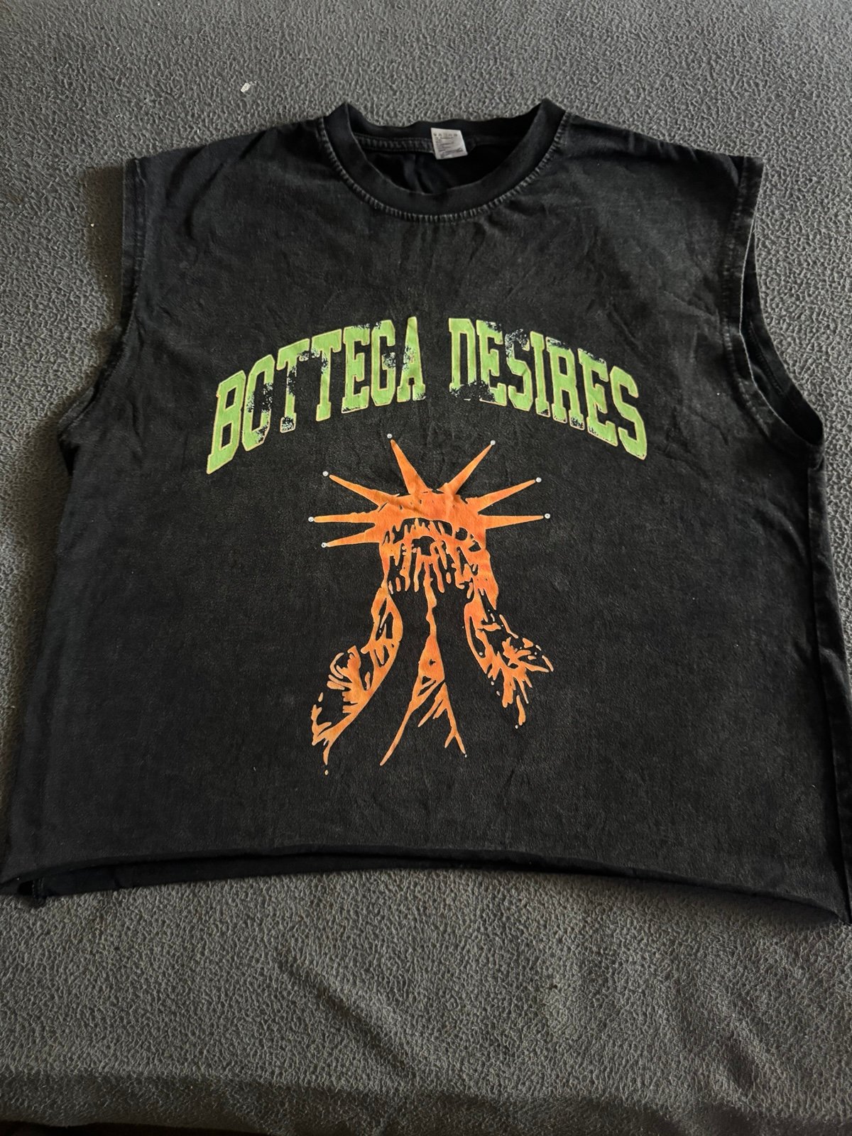 Bottega desires cut off shirt