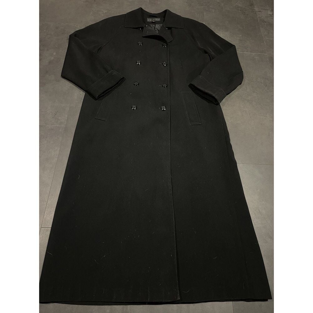 Gallery Black Trench Coat - EUC - Size 10. 200