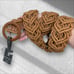 Lane Bryant Braided Brown Plus Size Belt NWT 59.95 size 26/28 Classic Stylish