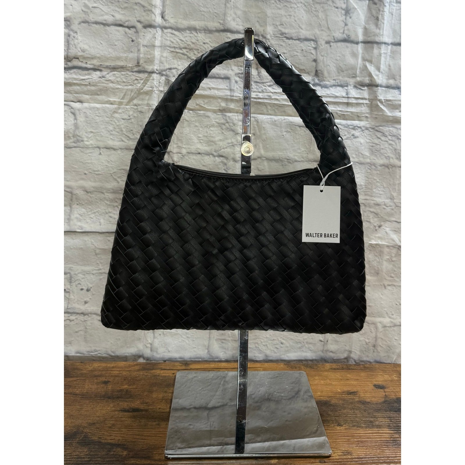 Walter Baker Black Vegan Margaux Mini Quiet Lux Handbag/Shoulder Bag NWT