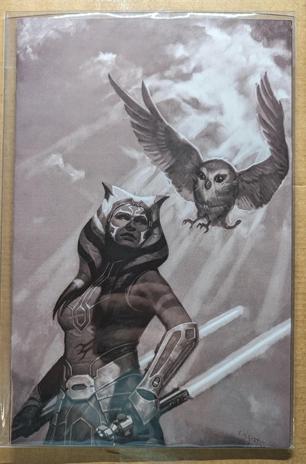 Doctor Aphra #36 Clone Wars 15th Anniversary TRINITY LE 777 B&W Virgin E.M Gist