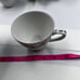 Mikasa #243 Japan Fine China Painted White Daisy Coffee Cups Sugar Dish Creamer