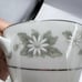 Mikasa #243 Japan Fine China Painted White Daisy Coffee Cups Sugar Dish Creamer