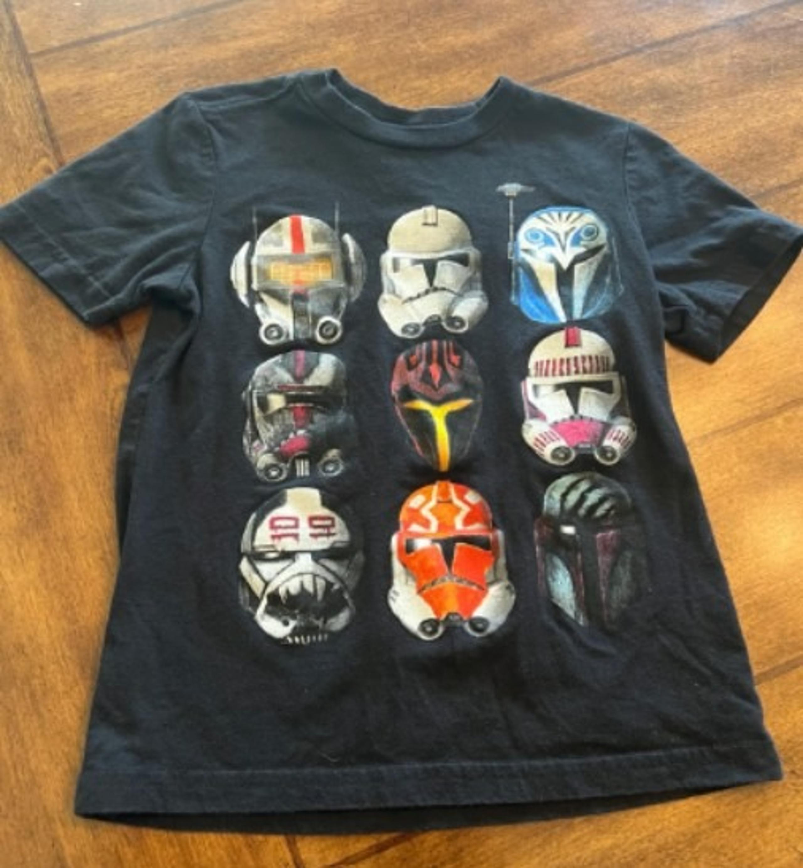 Boys Star Wars Storm Troopers Shirts Size 4/5 XS