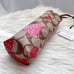 NWT Coach Mini Umbrella In Signature Wild Strawberry Print Khaki CI017