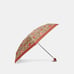 NWT Coach Mini Umbrella In Signature Wild Strawberry Print Khaki CI017
