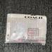 Coach Corner Zip Wristlet in Signature Canvas Cherry Print Gold/Denim Multi NWT